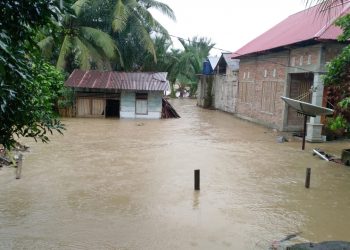 Puluhan Rumah Di Dumoga Terendam Banjir
