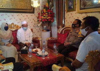 Terima Kunjungan Kapolda, Ketua MUI Sulut Sampaikan Semboyan Kerukunan Antar Umat Beragama