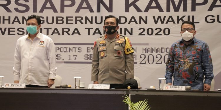 Kapolda Sulut Sebut Pentingnya Komitmen Bersama Wujudkan Pilkada Aman dan Sehat di Masa Pandemi Covid-19
