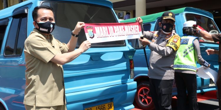 Kapolda dan Pangdam XIII/Merdeka Dampingi Gubernur Canangkan Gerakan Sulut Sejuta Masker