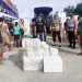 Satuan Resnarkoba Polres Kepulauan Talaud Amankan 438 Liter Miras Captikus di Pelabuhan Lirung
