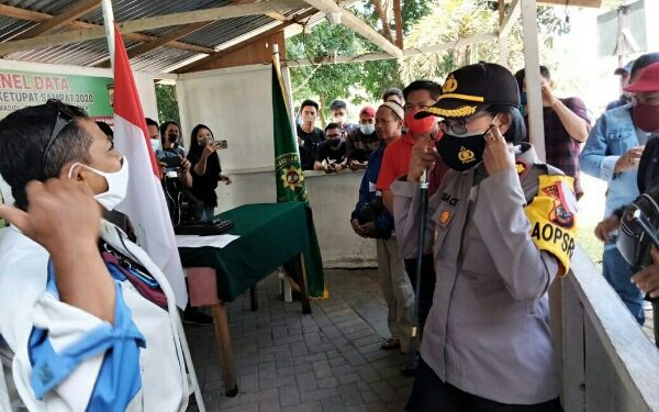 Cegah Penyebaran Covid-19, Kapolres Minut dan Forkopimda Pimpin Operasi Yustisia