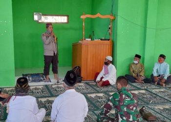 Kapolsek Passi Ajak Warga Desa Tudu Aog Patuhi 3M dan Jaga Keamanan Jelang Pilkada