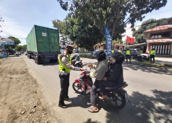 Polres Bitung Bagikan Masker Gratis saat Operasi Zebra, Ini Kata Kabid Humas Polda Sulut