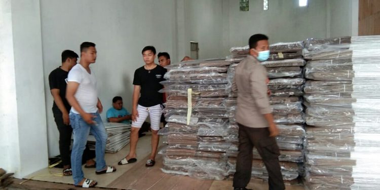 583 Kotak Suara Tiba di Kantor KPU Bitung, Polisi Lakukan Pengamanan