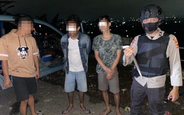 Bawa Sajam, Pria Dumoga dan Kotamobagu Terjaring Patroli Rutin Tim Anoa Polres Kotamobagu