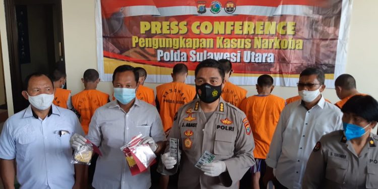 Polda Sulut Ungkap 5 Kasus Narkoba dalam Waktu 11 Hari