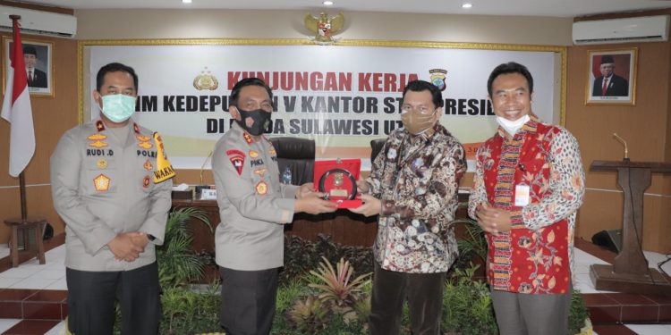 Tim Kedeputian V KSP Apresiasi Kesiapan Pengamanan Polda Sulut Hadapi Pilkada Tahun 2020