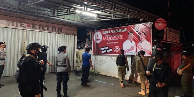 Masuki Masa Tenang Pilkada, Polda Sulut dan Jajaran Backup Pengamanan Penurunan APK