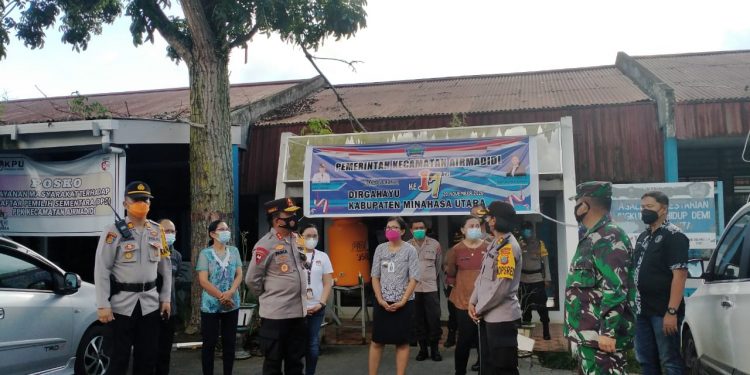 Persiapan Pleno, Kapolda Pantau Pengamanan Kotak Suara di PPK Airmadidi