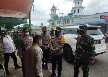 Kapolda Sulut dan Danrem 131/Santiago Pantau Pengamanan Rapat Pleno di KPU Boltim