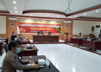 Polda Sulut Gelar Latihan Pra Operasi Lilin Samrat 2020 Pengamanan Natal dan Tahun Baru