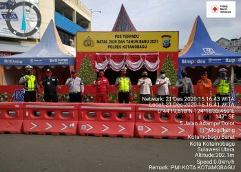 Turun Bersama Tim Gabungan, PMI Kotamobagu Lakukan Promkes