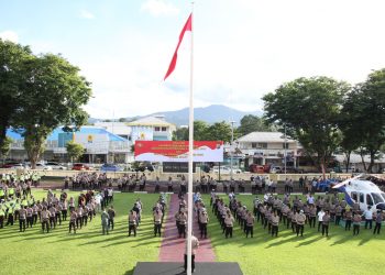 Polda Sulut Gelar Apel Kesiapan Pengamanan Malam Tahun Baru