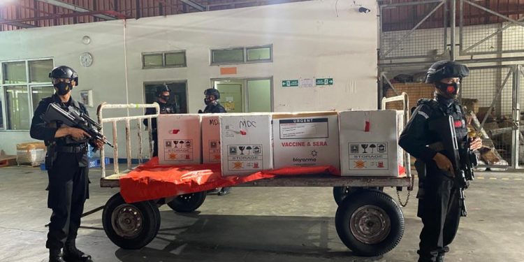 Polda Sulut Kawal Ketat Kedatangan Vaksin Covid-19