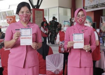 Ketua Bhayangkari Sulut Ajak Masyarakat Sukseskan Vaksinasi Covid-19