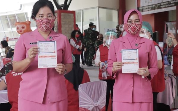 Ketua Bhayangkari Sulut Ajak Masyarakat Sukseskan Vaksinasi Covid-19