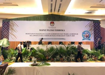 Polda Sulut Kawal Rapat Pleno Terbuka Penetapan Paslon Gubernur dan Wakil Gubernur