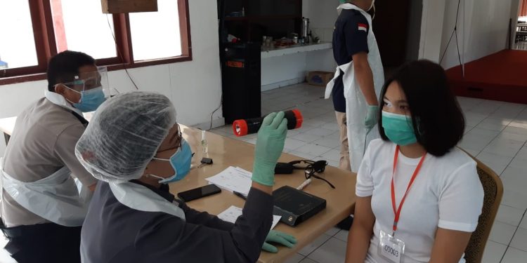 Peserta SIPSS di Polda Sulut Jalani Rikkes Tahap Pertama