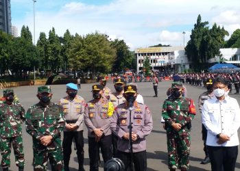 Kapolri Lepas 40.366 Bhabinkamtimas Sebagai Tracer Penyebaran Covid-19