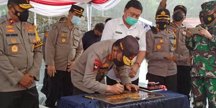 Kapolda Sulut Resmikan Gedung Presisi Polres Minut