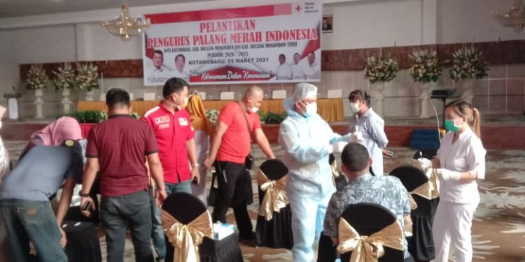 Pelantikan Pengurus PMI 3 Cabang, Gunakan Protap Covid
