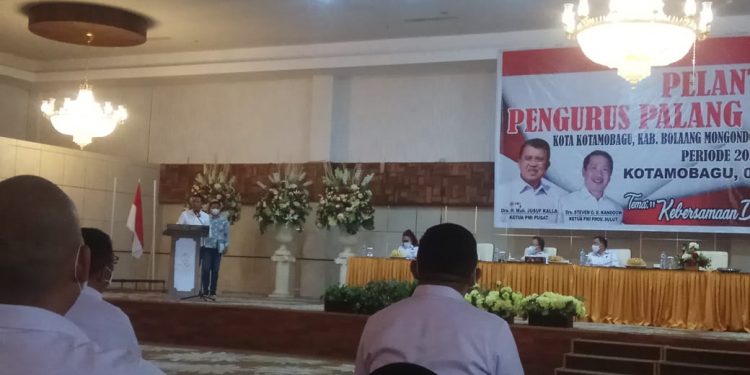 Hadiri Pelantikan Pengurus PMI Boltim, Ini Kata Bupati SSM