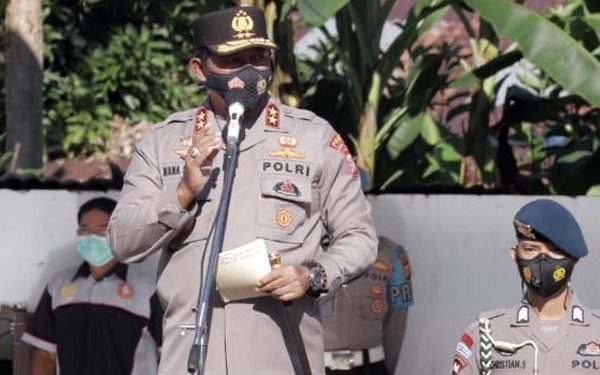 Di Apel Perdana, Kapolda Sulut Minta Penjarakan Polisi Yang Suka Mabuk