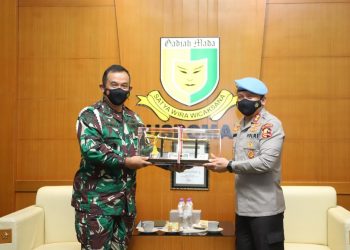 Perkuat Sinergi Dalam Penegakan Disiplin Personel TNI-Polri, Kadiv Propam Polri Sambangi Danpuspom AD