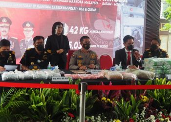 Bareskrim dan Bea Cukai Gagalkan Peredaran 42,3 Kg Sabu dan 85 Ribu Ekstasi