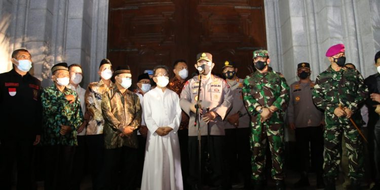 Kunker ke Sulut, Kapolri Pastikan Keamanan Gereja Di Malam Jumat Agung