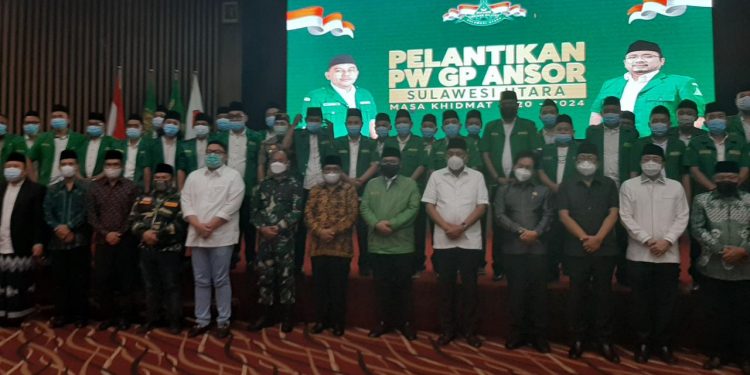 Yusra Dilantik Ketua GP Ansor Sulut, Ini Kata Ketum dan Gubernur Sulut