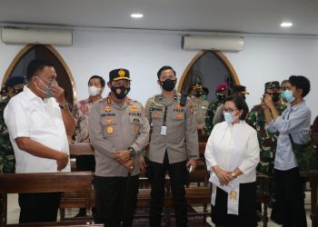 Pastikan Ibadah Paskah Aman, Forkopimda Sulut Cek Beberapa Gereja di Manado