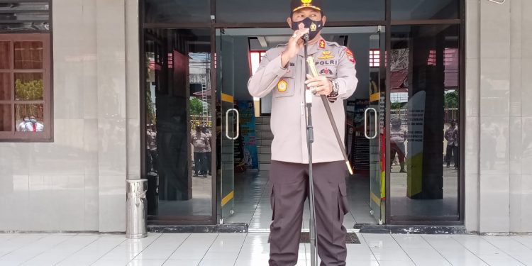 Kapolda Sulut Ajak Personel Polres Kepulauan Sangihe Semangat Laksanakan Tugas