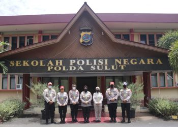 Kunjungi SPN Polda Sulut, Tim Lemdiklat Polri Cek Penerapan Prokes dalam Kesiapan Proses PBM