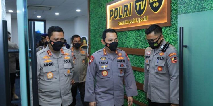 Launching Polri TV-Radio, Kapolri: Agar Lebih Dekat Dan Memberi Edukasi Masyarakat