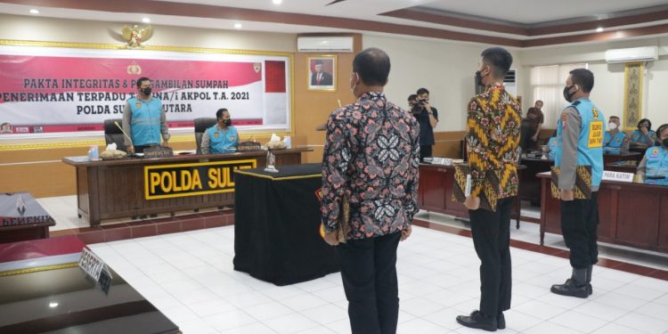 Di Hadapan Kapolda Sulut, Peserta Seleksi Penerimaan Terpadu Akpol 2021 Sepakat Hindari KKN