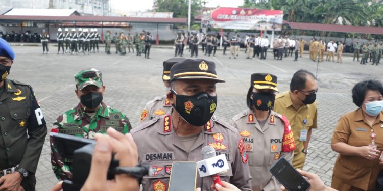 Karo Ops Polda Sulut Pimpin Apel Gelar Pasukan dalam Rangka Penertiban PETI