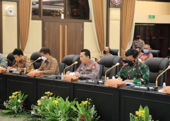 Rakor Lintas Sektoral Jelang Idul Fitri, Kapolri: Keselamatan Rakyat Hukum Tertinggi