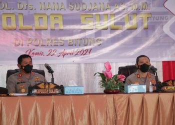 Kapolda Sulut Sambangi Polres Bitung, ini Pesannya Kepada Personel Polri