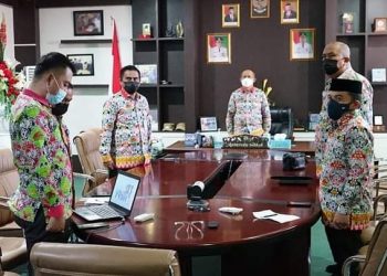 Sekda Asripan Nani Hadiri Acara SAKIP-RB Award 2020 Secara Virtual
