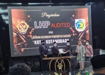 Bersama Walikota dan Wawali Terima Opini WTP, Mekal Apresiasi Kinerja Pemkot Kotamobagu