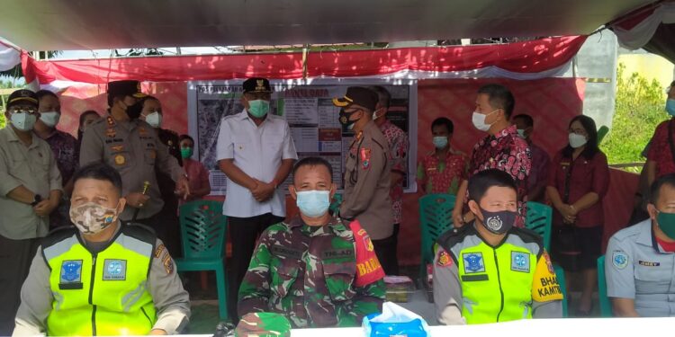 Forkopimda Cek Pos Penyekatan Mudik di Perbatasan Sulut-Gorontalo