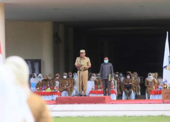 Ini Pesan Bupati Bolmut Dalam Apel Perdana Pasca Idul Fitri