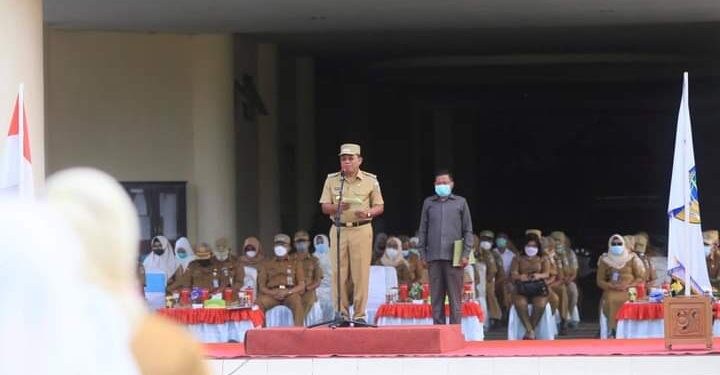 Ini Pesan Bupati Bolmut Dalam Apel Perdana Pasca Idul Fitri