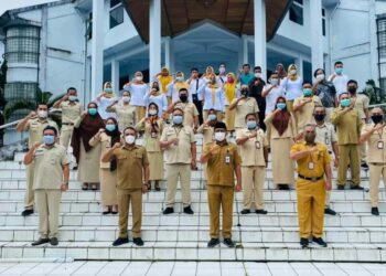 Diikuti ASN Hingga THL Setwan, Adati Pimpin Apel Kerja Pasca Cuti Bersama