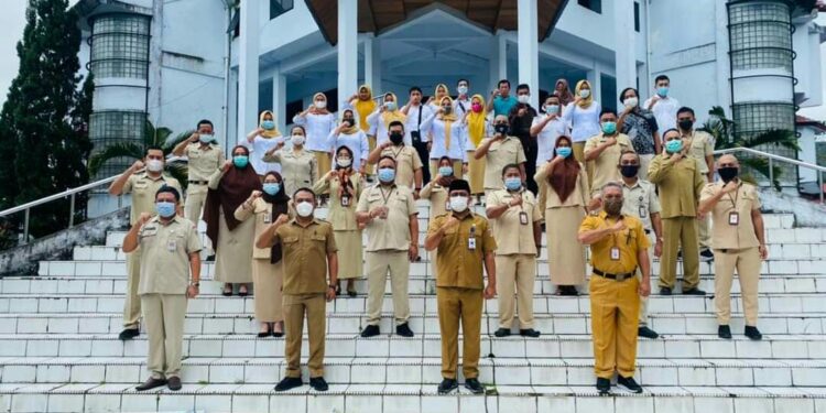 Diikuti ASN Hingga THL Setwan, Adati Pimpin Apel Kerja Pasca Cuti Bersama