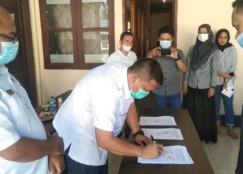 Jamin Ketersediaan Air Bersih, Dinas PUPR Bolmut Lakukan Kerjasama Program Pamsimas III dan Sanitasi Berbasis Masyarakat