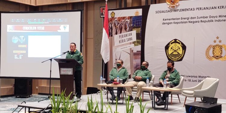 Mabes Polri Sosialisasikan Nota Kesepahaman Penegakan Hukum Bidang ESDM di Polda Sulut dan Jajaran