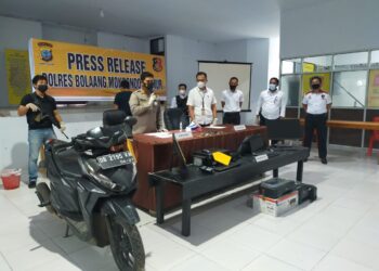 Polres Boltim Berhasil Amankan Spesialis Curanik